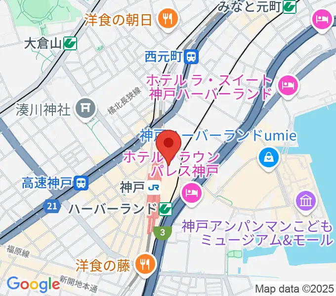 NHK文化センター神戸教室の地図