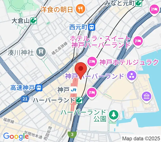 NHK文化センター神戸教室の地図