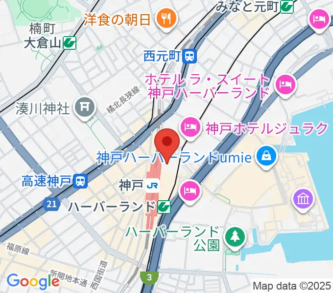 NHK文化センター神戸教室の地図