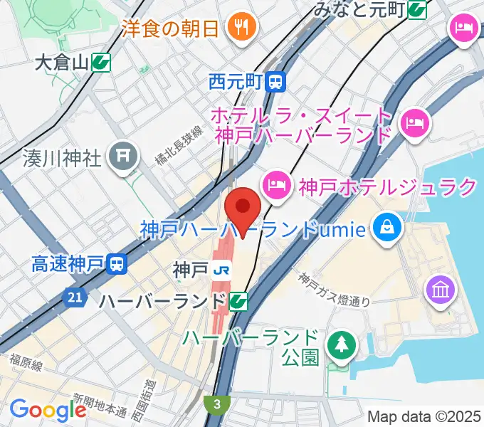NHK文化センター神戸教室の地図