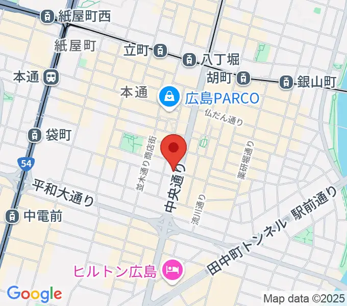 NHK文化センター 広島教室の地図