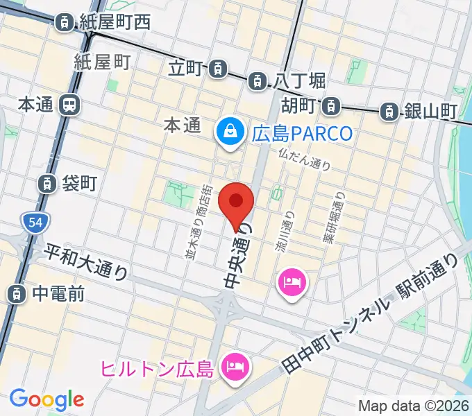 NHK文化センター 広島教室の地図