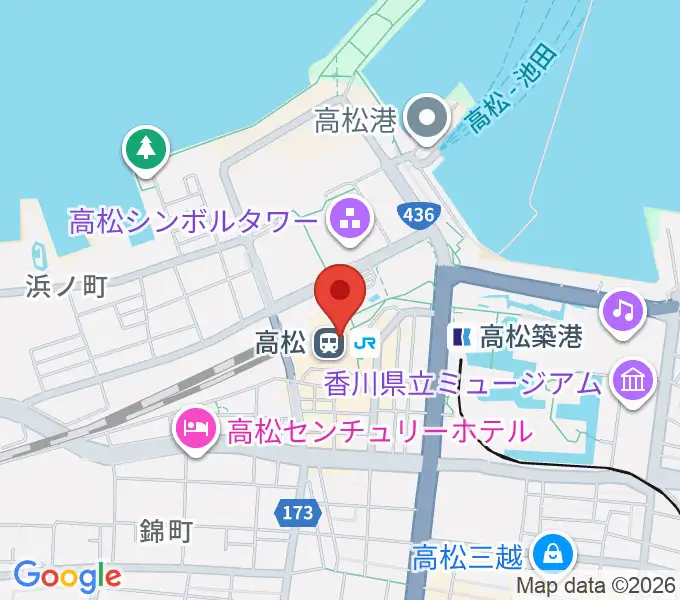NHK文化センター 高松教室の地図