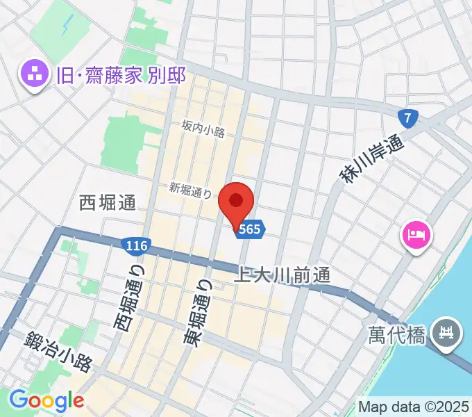 だいしほくえつホールの地図