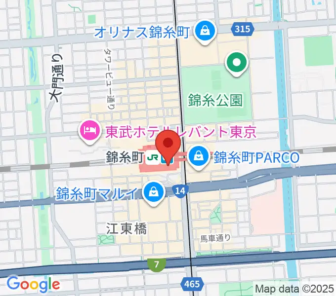 よみうりカルチャー錦糸町の地図
