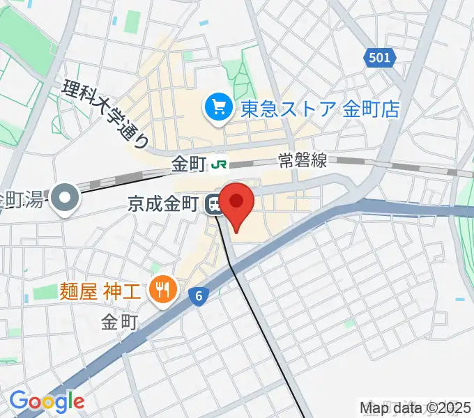 よみうりカルチャー金町の地図