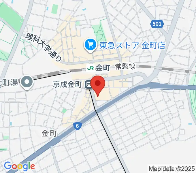 よみうりカルチャー金町の地図