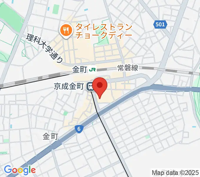 よみうりカルチャー金町の地図