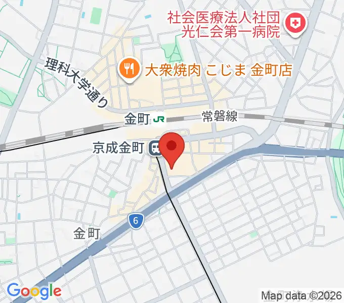 よみうりカルチャー金町の地図