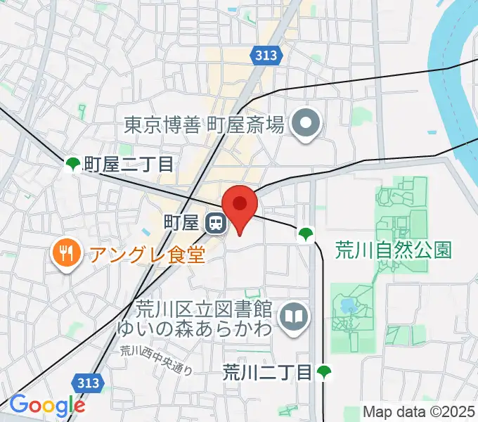 よみうりカルチャー町屋の地図
