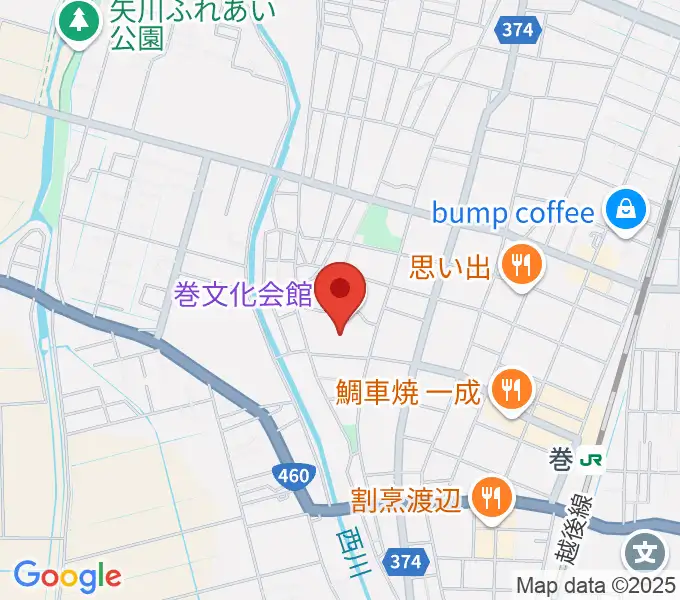 巻文化会館の地図