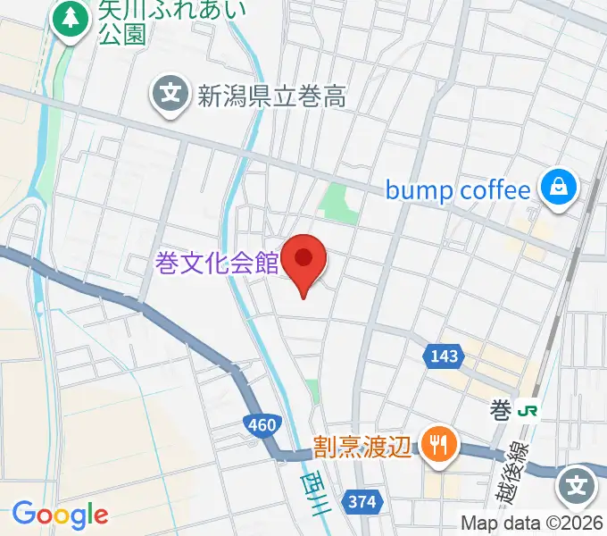 巻文化会館の地図