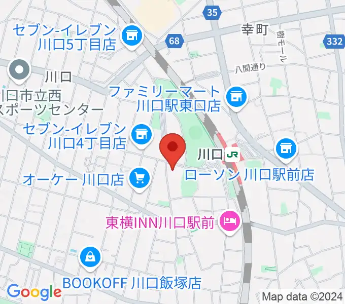 よみうりカルチャー川口の地図