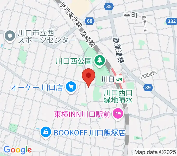 よみうりカルチャー川口の地図