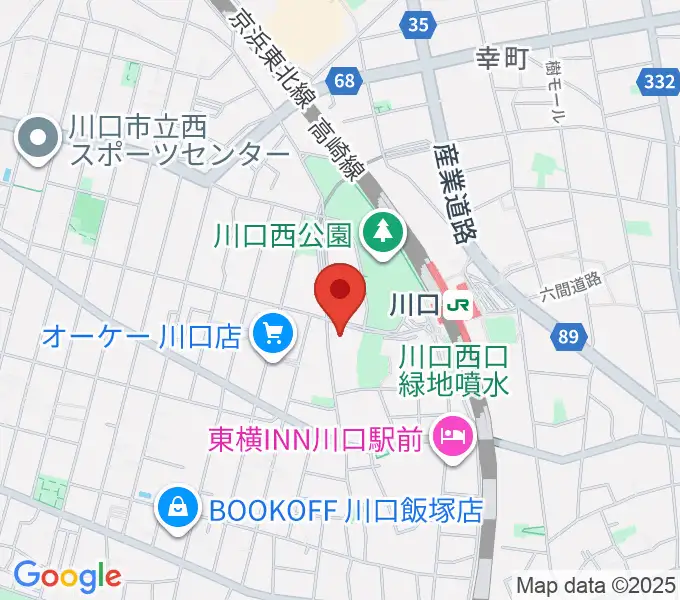 よみうりカルチャー川口の地図