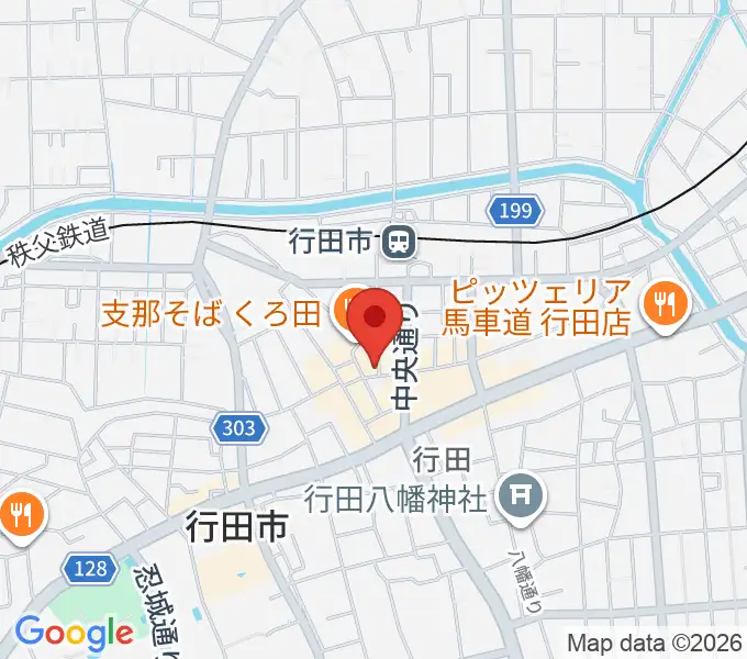 ぺぺタスギター教室 埼玉・行田教室の地図