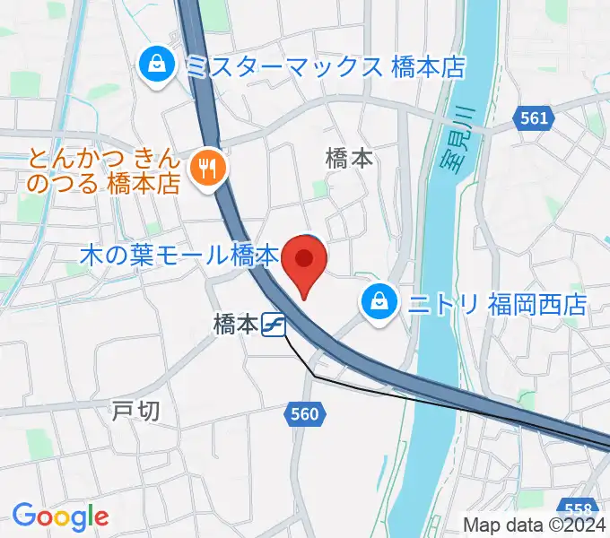 JEUGIAカルチャーセンター 木の葉モール橋本の地図