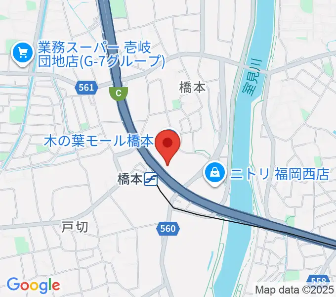 JEUGIAカルチャーセンター 木の葉モール橋本の地図