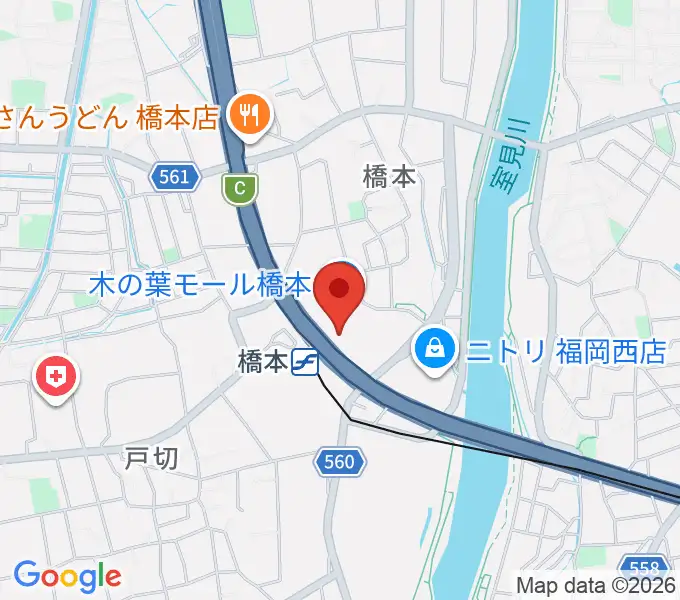 JEUGIAカルチャーセンター 木の葉モール橋本の地図