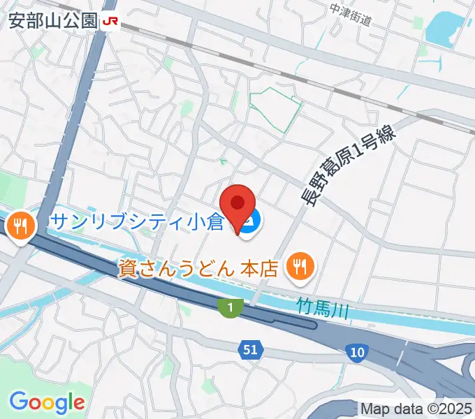 JEUGIAカルチャーセンター サンリブシティ小倉の地図