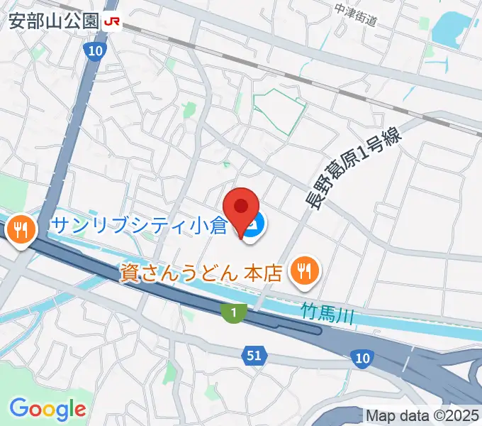 JEUGIAカルチャーセンター サンリブシティ小倉の地図