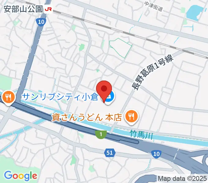 JEUGIAカルチャーセンター サンリブシティ小倉の地図