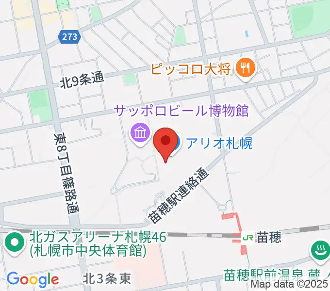 タワーレコード アリオ札幌店の地図