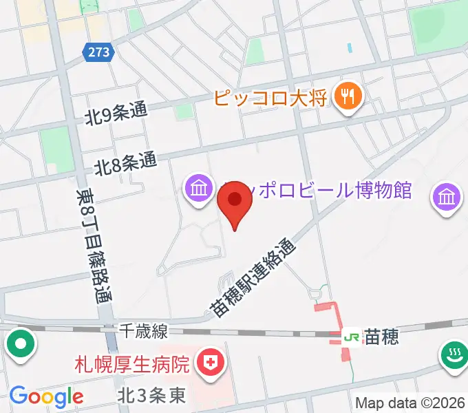 タワーレコード アリオ札幌店の地図