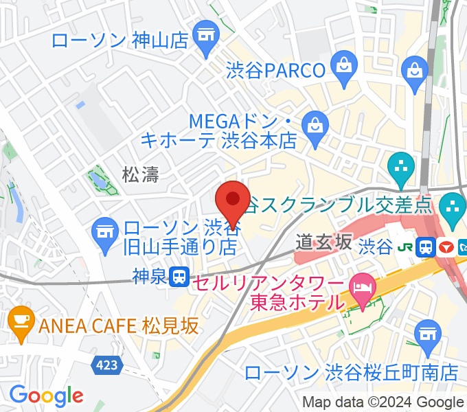 渋谷7th FLOORの場所