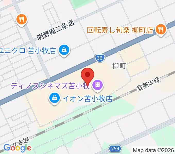タワーレコード 苫小牧店の地図
