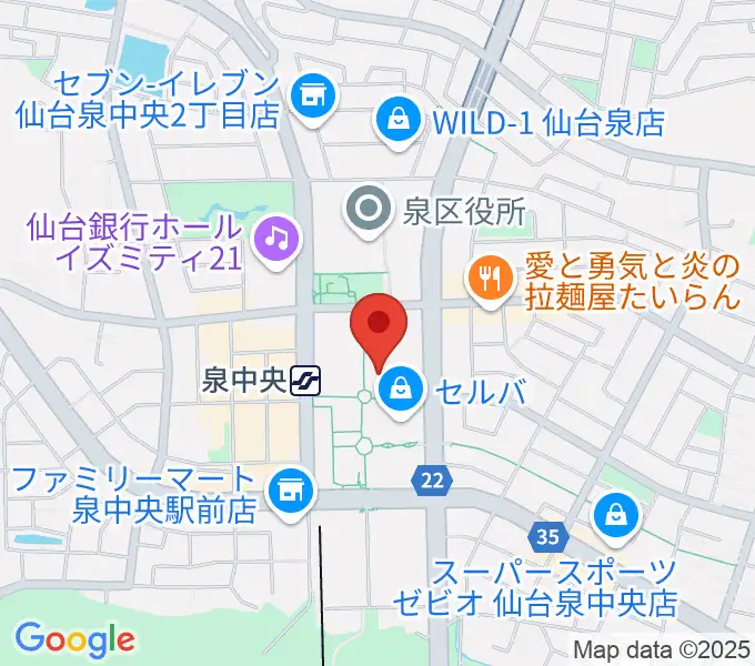 TOWERmini アリオ仙台泉店の地図