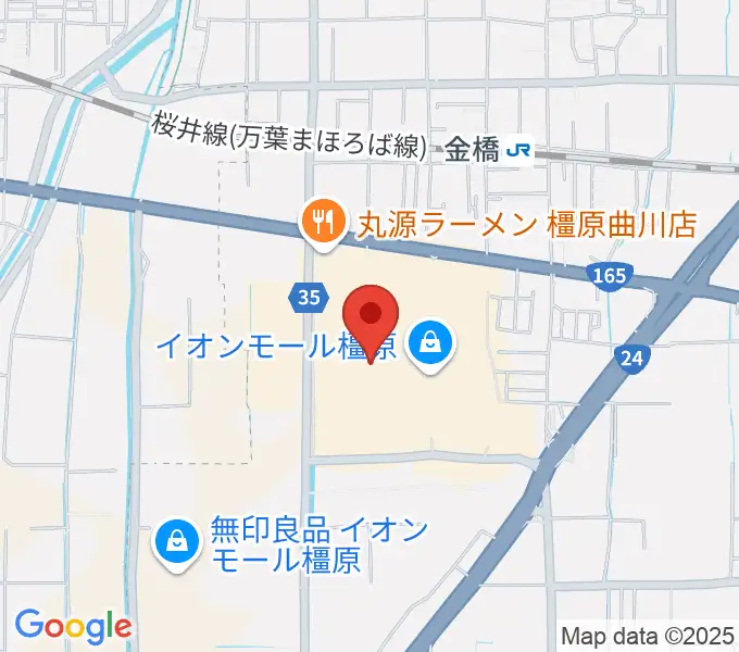 JEUGIAカルチャーセンター イオンモール橿原の地図