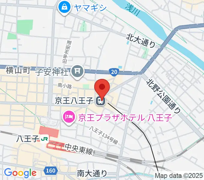 タワーレコード八王子店の地図