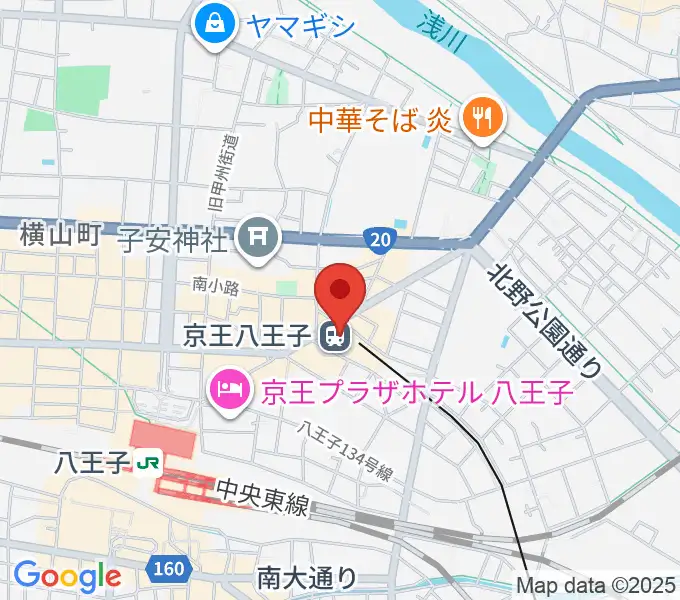 タワーレコード八王子店の地図