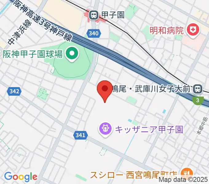 JEUGIAカルチャーセンター ららぽーと甲子園の地図