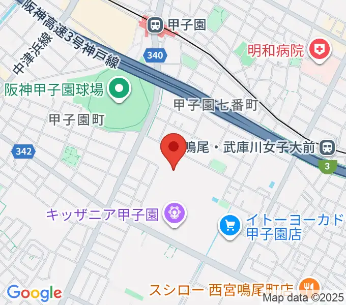 JEUGIAカルチャーセンター ららぽーと甲子園の地図