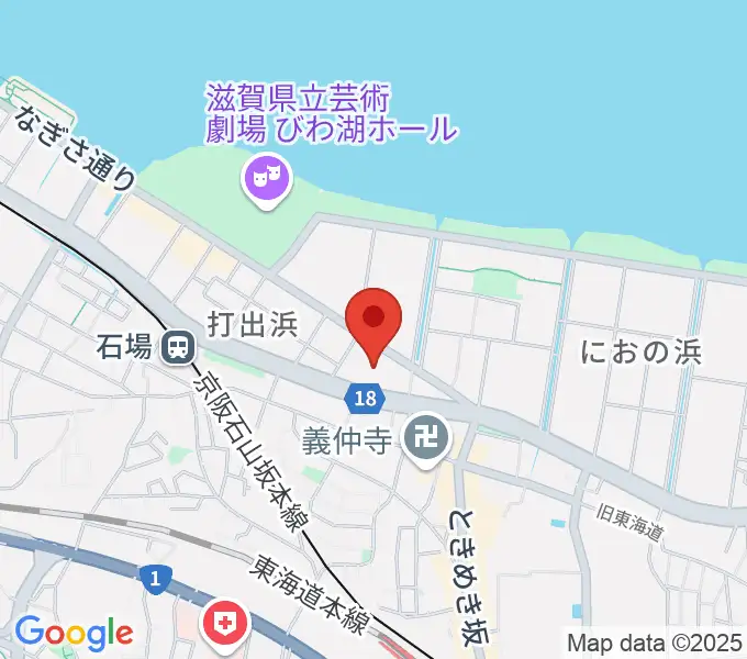 JEUGIAカルチャーセンター大津テラスの地図