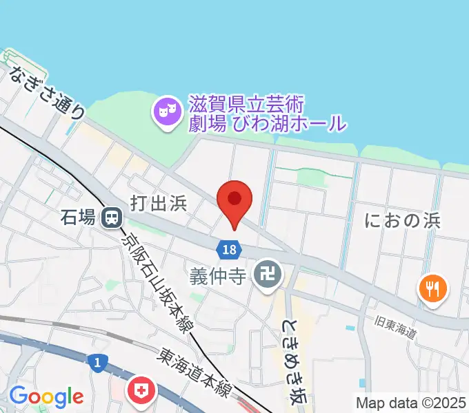 JEUGIAカルチャーセンター大津テラスの地図