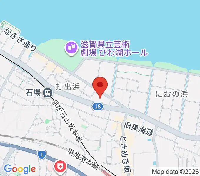 JEUGIAカルチャーセンター大津テラスの地図