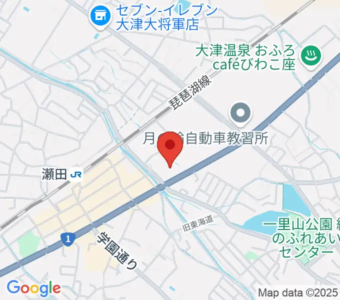 JEUGIAカルチャーセンター アル・プラザ瀬田の地図