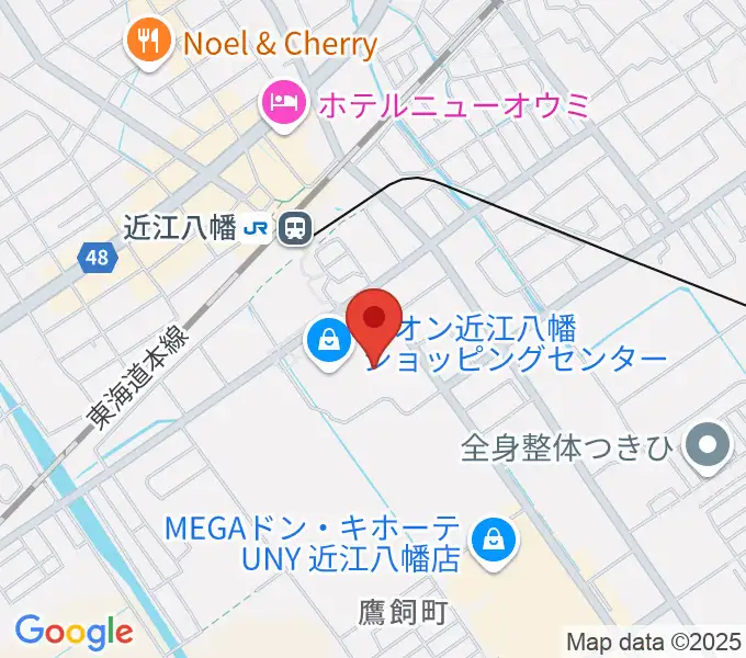 JEUGIAカルチャーセンター イオン近江八幡の地図