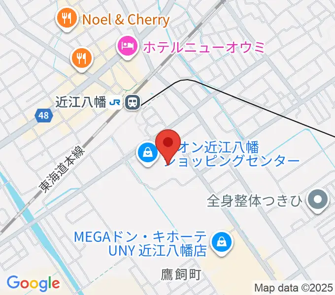 JEUGIAカルチャーセンター イオン近江八幡の地図