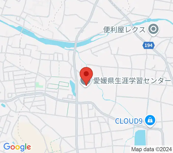 愛媛県生涯学習センターの地図