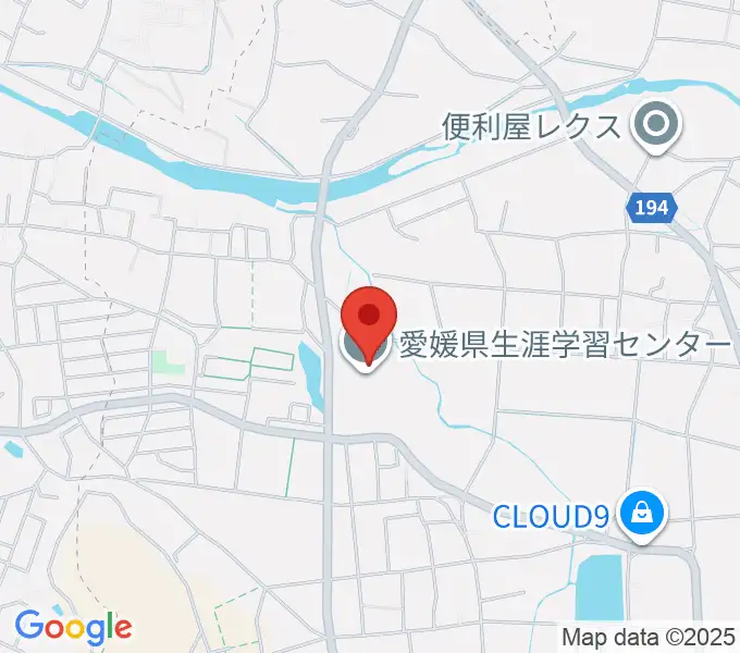 愛媛県生涯学習センターの地図