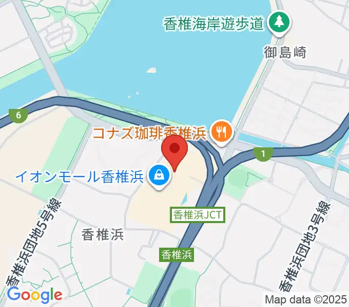 タワーレコード香椎浜店の地図