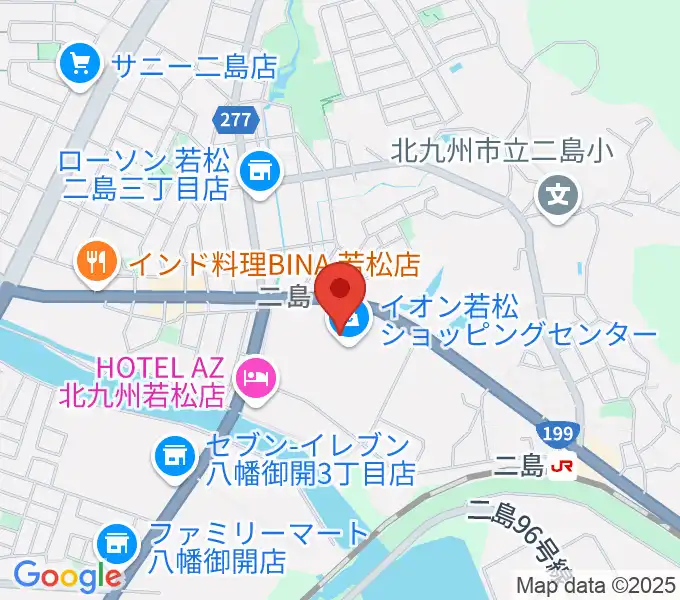 タワーレコード 若松店の地図