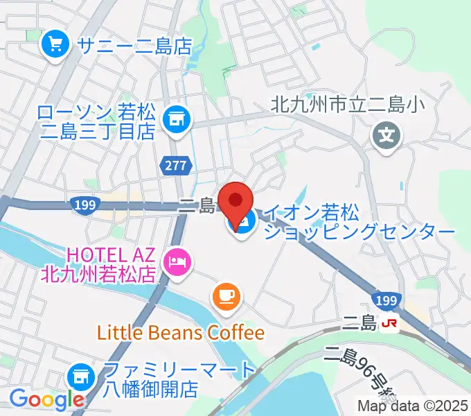 タワーレコード 若松店の地図