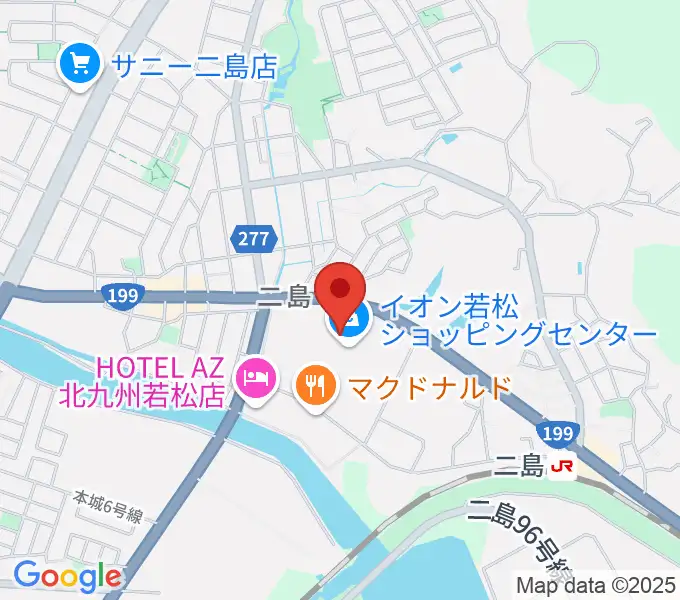 タワーレコード 若松店の地図
