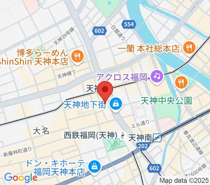 タワーレコード 福岡パルコ店の地図