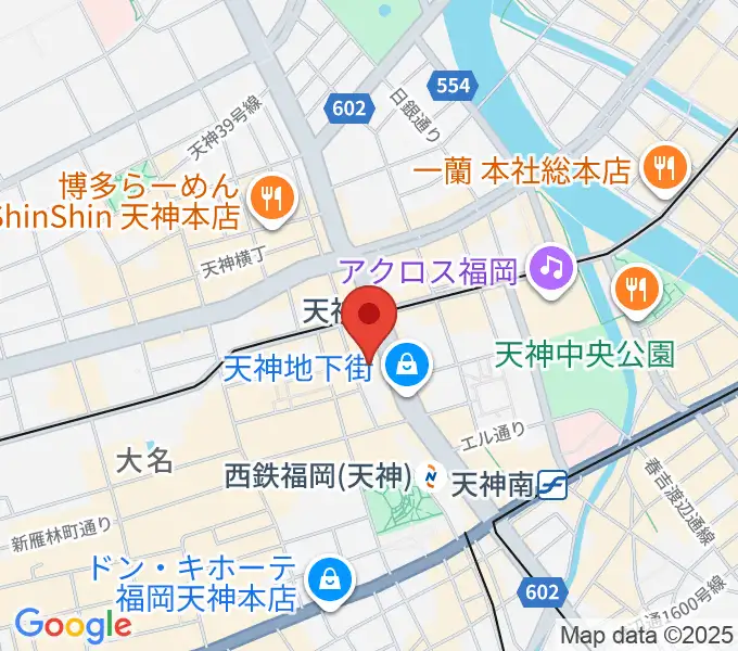 タワーレコード 福岡パルコ店の地図